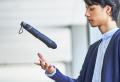 独自構造で、折りたたみ時の厚さ35mm、使用時の直径10