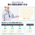 親機1台で最大100台と接続！親機のみ発言可能な単方向
