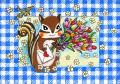 【西宮阪急】可愛らしいりすたちが大集合！！りすを描