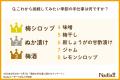挑戦したい“季節の手仕事”第1位は「梅シロップ」！お