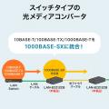 1000BASE-SXマルチモード対応、ブリッジタイプのGigab