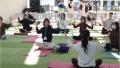 横浜市役所の明るく開放的な空間でスポーツを楽しもう