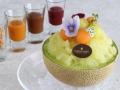 静岡クラウンメロンをまるごと使ったプレミアムかき氷