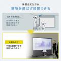 超短焦点プロジェクター対応、簡単スピード設置のスク