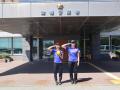 【PFUブルーキャッツ石川かほく】石川県津幡警察署と