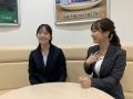 ABCテレビ新人アナウンサーの久保光代 と 新貝まutf-8
