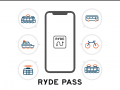 RYDE PASSアプリ上で、「ドコモ・バイクシェア」と「H