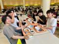 消費者物価高騰に対応し、学生支援として学食用食券5,