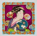 “お江戸のネコ”と浮世絵をガラス絵で描いた、蔦重缶第