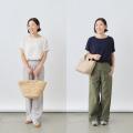 富山県生まれの「洗えるフレンチスリーブブラウス」登
