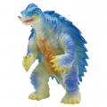 レトロソフビデザインのガメラ、ギロン、ギャオス、巨