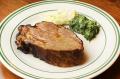 「漫画みたいな豚の塊肉」マロリーポークステーキ海老
