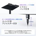 “聴く贅沢”高さ・角度が調整可能なフロアー用大型スピ