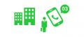 スマホで市外局番発着信！クラウドPBX『TELENEAR（テ