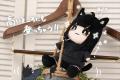 【黒猫ちゃんぬいぐるみ】イラストレーターめがてるが