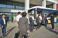 EVバス試乗会・脱炭素施設導入発表会を開催自治体・企