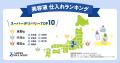 スーパーデリバリー、ジャンル別仕入れ動向の都道府県