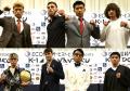 7.13「K-1 DONTAKU」前日計量会見・二大タイトルマッ