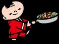 ケンミン食品のマスコットキャラクター　ケンミンぼう