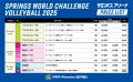 「SPRINGS WORLD CHALLENGE VOLLEYBALL 2025（エキシ