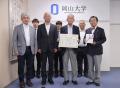 【岡山大学】岡山大学ヨット部へ新艇を寄贈したOB・OG