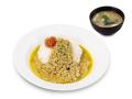 【松屋】一皿で2つの食感を堪能　「ドライグリーンカ