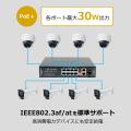 耐熱70度 / PoE＋標準サポート / 全ポートギガビット