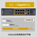 耐熱70度 / PoE＋標準サポート / 全ポートギガビット