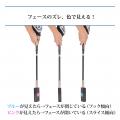 “見える化”でゴルフスイングを再確認。フェース面とリ