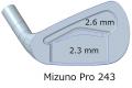 ゴルフクラブ「Mizuno Pro M-13」「Mizuno Pro M-15」