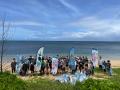 世界大掃除の日に100人ビーチクリーン！沖縄の海はウ