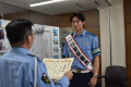 瑞穂警察署「1日警察署長」(#13 須田侑太郎選手)