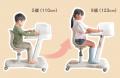勉強時間はデスクとチェアごと移動する『一体型デスク