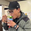 「暑い現場にひと涼みを」安曇川中学生が工事関係者へ