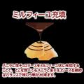 層状になった生チョコレートとバニラの絶妙なバランス