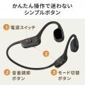 耳をふさがずに“聞こえる”をサポートする骨伝導集音器