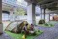 Luupとジェイアール東日本都市開発の「キャンプ練習場