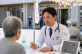 未来のドクター集まれ！白衣でエコー体験もできる。20