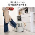 上に乗るとピタッと固定、使いやすさと安全性を両立し