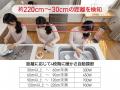 製品本体からの距離に応じて暖かさを自動調節！距離ピ