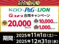 1年間のご愛顧に感謝を込めて！11月、12月は歳末ポイ