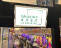 パチンコ店内の喫煙所メディア「SMOKING AREA SIGNAGE パチンコ店内の喫煙所メディア「SMOKING AREA SIGNAGE
