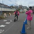 さいたま市中央区区民まつりで電動サイクルの交通安全