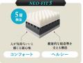 人間工学×感性工学から生まれた5層構造『NEO-FIT5』で
