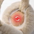 ふわふわ　もこもこ　折りたためる暖かイヤーマフ　防