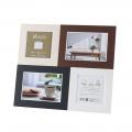4枚のプリントを同時にセットできる紙製フォトフレー