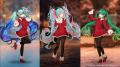 限定衣装の初音ミクと、二人きりの空間でクリスマス体