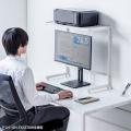 モニター上の空間を有効に活用できる机上ラックを発売