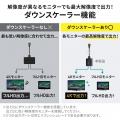ダウンスケールで4Kと1080p同時出力可能なHDMI分配器