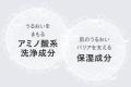AHA(*1)×BHA(*2)のW角質ケア成分配合！ “ためない肌”